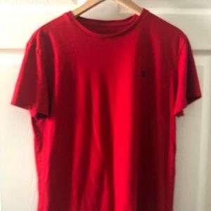 Red polo T-shirt